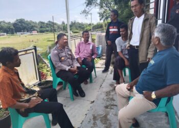 Bhabinkamtibmas Personil Polsek Balige Gelar Jumat Curhat