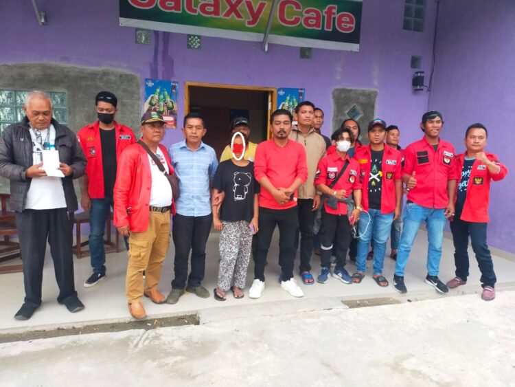 Pemuda Batak Bersatu Selamatkan  Dua Orang Remaja Dibawah Umur Dari Cafe Tempat Hiburan Malam Di Samosir
