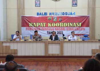 Jelang Pilpanag Kapolres Simalungun Pimpin Rakor Bersama Unsur Panwescam, Jangan Underestimate