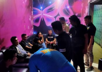 Seorang Perempuan Bersama Lima Pria Diamankan BNN Saat Razia Karaoke Hoki Kota Tebing Tinggi