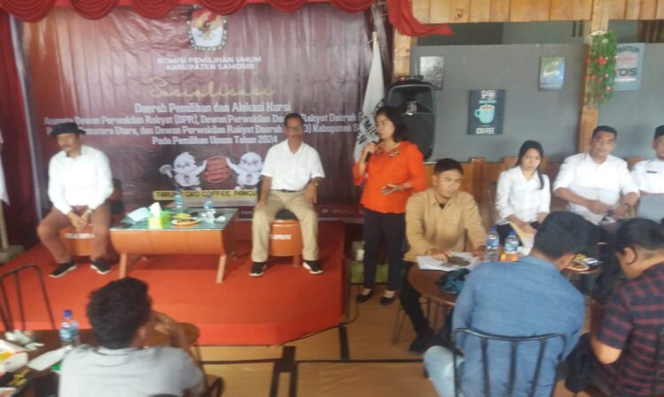 KPU Sosialisasi Dapil dan Alokasi Kursi dalam Meningkatkan Partisipasi Pemilih di Kabupaten Samosir