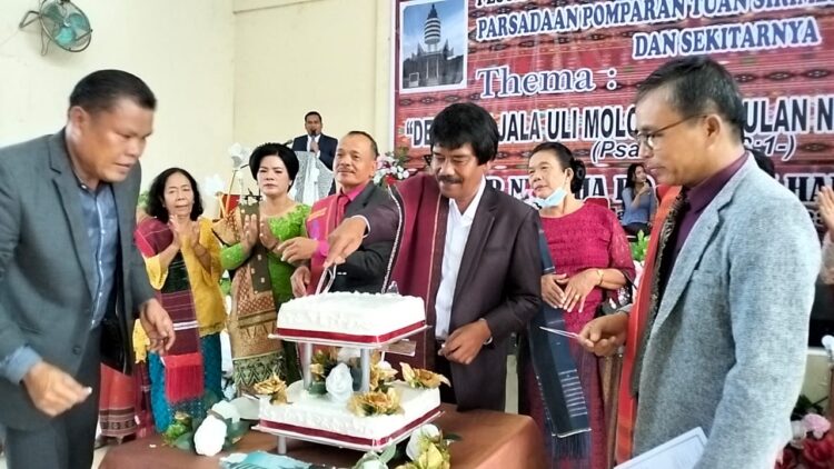 Syukuran Bona Taon Dan HUT ke-22, Pomparan Tuan Sirimbang Kota Medan Dukung Pesta Parna Sedunia  Samosir