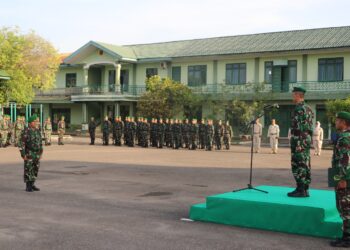 Pupuk Jiwa Nasionalisme, Kodim 0104/Atim  Gelar Upacara Mingguan Secara Rutin