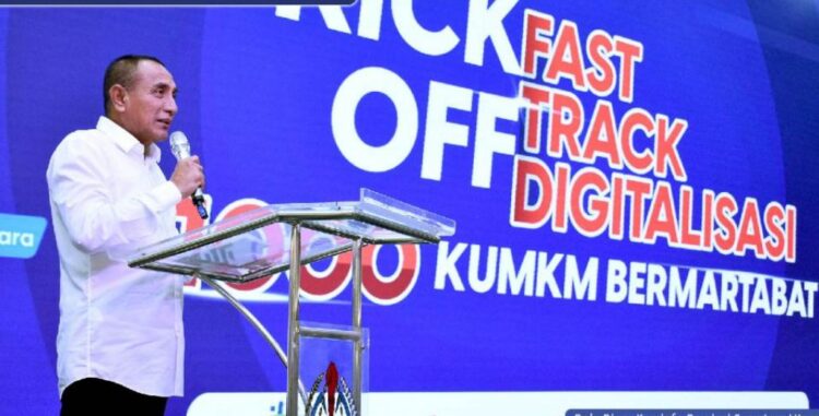 Gubernur Edy Rahmayadi : Anggaran KUR Untuk KUMKM dan Pengetahuan Soal Digitalisasi Masih Minim