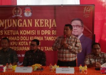 Ketua Komisi II DPR RI Ahmad Doli Kurnia Tanjung Nilai Persiapan KPU Kota Binjai Sudah Mantap Menghadapi Pemilu 2024