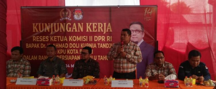 Ketua Komisi II DPR RI Ahmad Doli Kurnia Tanjung Nilai Persiapan KPU Kota Binjai Sudah Mantap Menghadapi Pemilu 2024