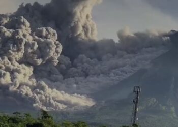 Satus Gunung Merapi Level “Siaga” Kembali Muntahkan Awan Panas Guguran
