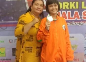 Putri Personil Polsek Medan Timur Raih Medali Perak Kejuaraan Karate Forki Lhokseumawe Aceh-Sumut