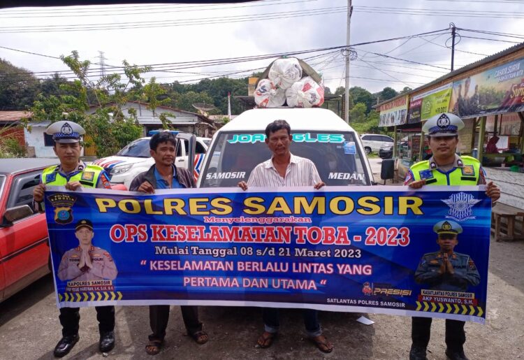 Operasi  Keselamatan Toba 2023, Polres Samosir Mengutamakan Pencegahan Pelanggaran