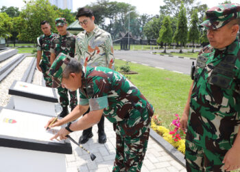 Revitalisasi Monumen Sejarah Pewarisan Nilai-Nilai Kejuangan di Tugu Letjen Jamin Ginting, Diresmikan  Pangdam I/BB