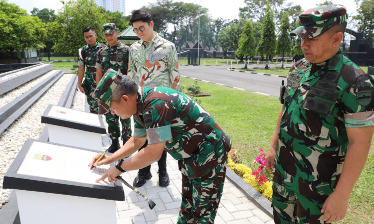 Revitalisasi Monumen Sejarah Pewarisan Nilai-Nilai Kejuangan di Tugu Letjen Jamin Ginting, Diresmikan  Pangdam I/BB