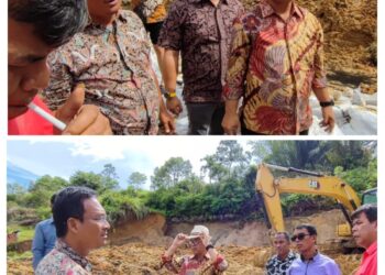 Hujan Lebat, Longsor di Rura Partangisan Silaen