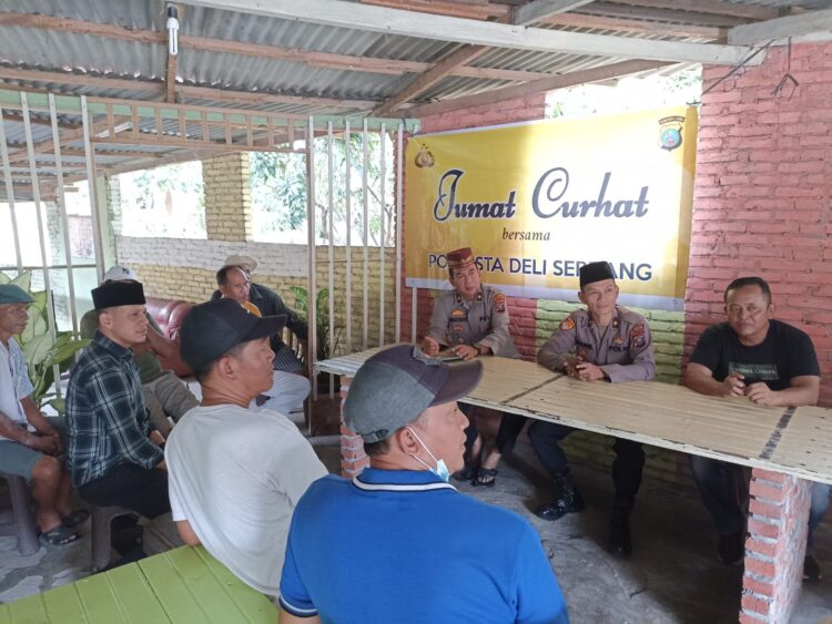 Polresta Deli Serdang Tampung Keluhan Warga Melalui “Jumat Curhat”