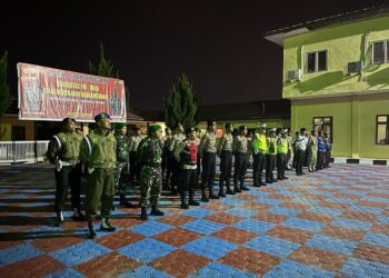 Polres Taput Turunkan Ratusan Personil Pengamanan Malam Tabiran