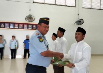 Lapas Kelas II A Binjai Berikan Remisi Khusus Idul Fitri kepada Warga Binaan
