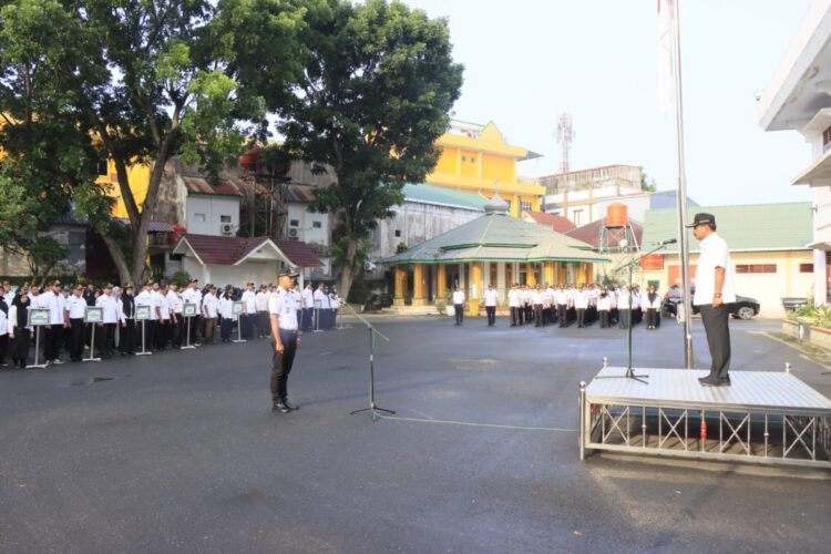 Pemko Binjai Gelar Apel Gabungan dan Halal Bihalal