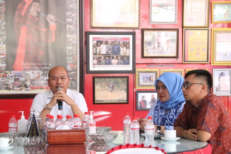 Bupati Taput Pimpin Rapat Sosialisasi dan Koordinasi Pelaksanaan Program Percepatan Peningkatan Tata Guna Air Irigasi