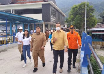 Deputi Parekraf Kemenkomarves Lakukan Survey Lokasi Event Aquabike World Championship di Pelabuhan Ambarita
