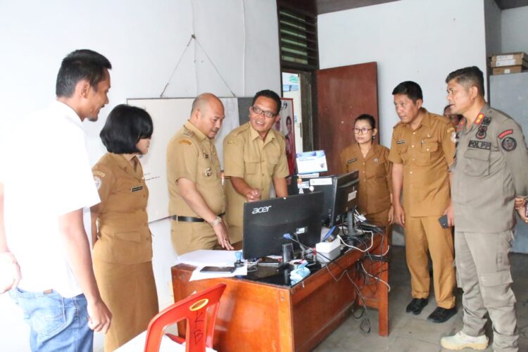 Bupati Taput Sidak ke Dinas PPKBP3A: Nikson Nababan Minta ASN Agar Bekerja Sebagai Abdi Negara