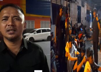 SatReskrim Polrestabes Medan Amankan Puluhan Geng Motor