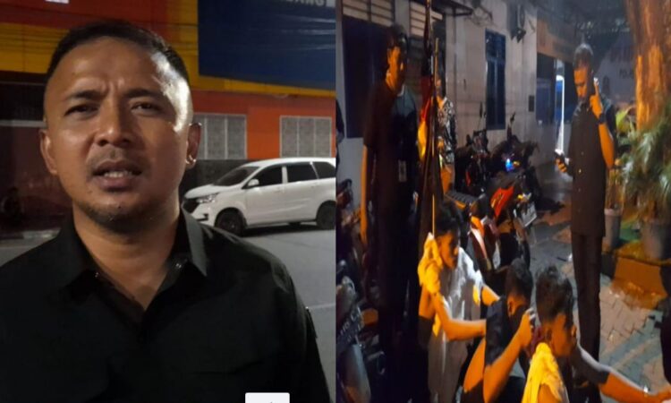 SatReskrim Polrestabes Medan Amankan Puluhan Geng Motor