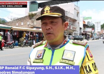 OPS Ketupat Toba 2023 Polres Simalungun Sigap Evakuasi Korban Mobil Masuk Jurang di Girsang Simalungun