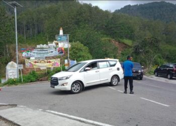 Kenderaan Masuk ke Objek Wisata Sibeabea Pada Liburan Hari Raya Idul Fitri Mencapai 1349 Kendaraan Per Hari