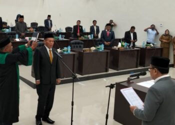 Faisal Umri SE Dilantik Sebagai PAW Anggota DPRD Binjai 