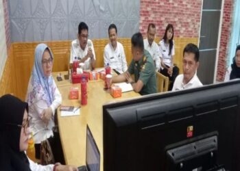 Pj. Wali Kota dan Plt. Sekdako Kota Tebing Tinggi ikuti Rakor Pengendalian Inflasi secara Virtual