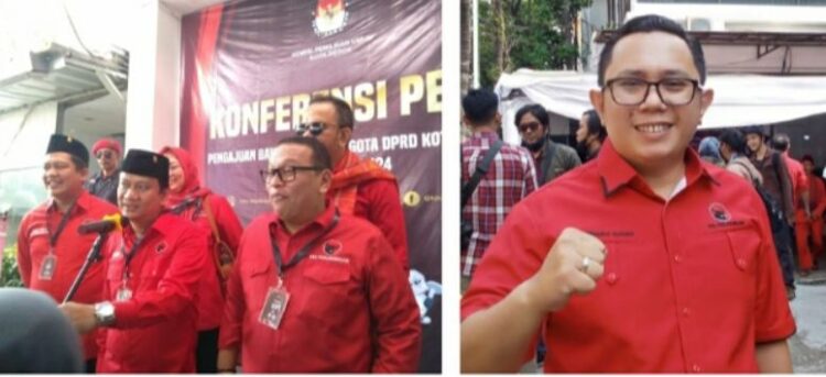 PDI Perjuangan Kota Depok Daftarkan 50 Bacaleg ke KPU Depok
