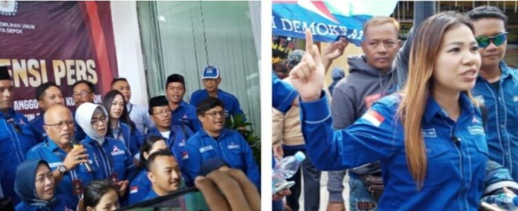 Datangi KPU Depok, Partai Demokrat Kota Depok Daftarkan 50 Bacaleg Untuk Pileg 2024