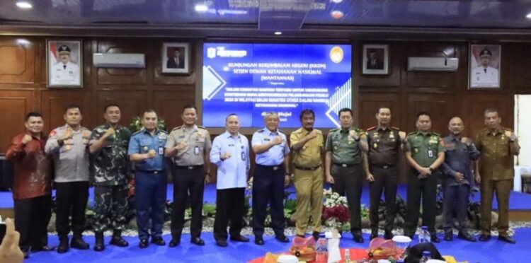 Wali Kota Binjai Amir Hamzah Terima Kunker Setjen Wantannas Terkait Kesiapan Penyelenggaraan Pemilu 2024