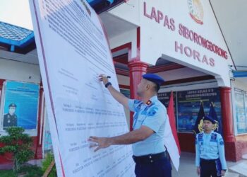 Lapas Kelas II B Siborongborong Gelar Deklarasi “Zero Halinar”