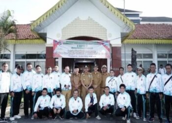 Pj. Wali Kota Tebingtinggi Muhammad Dimiyathi Lepas 29 Atlet NPC ke Peparprov Sumut