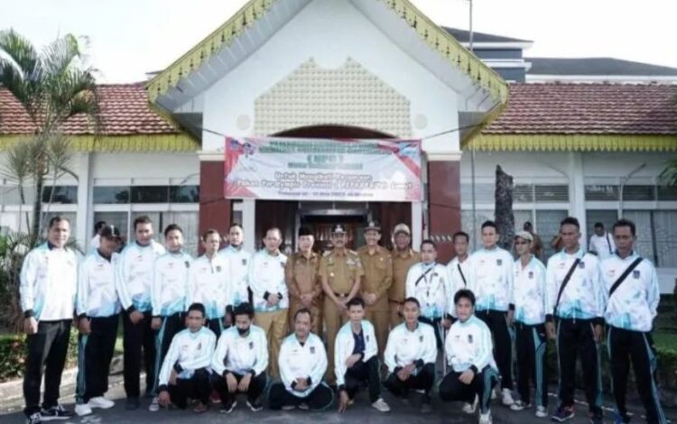 Pj. Wali Kota Tebingtinggi Muhammad Dimiyathi Lepas 29 Atlet NPC ke Peparprov Sumut
