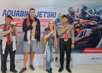 Polda Sumut Turunkan Polisi Pariwisata untuk Pengamanan Aquabike Jetski World Danau Toba Championship