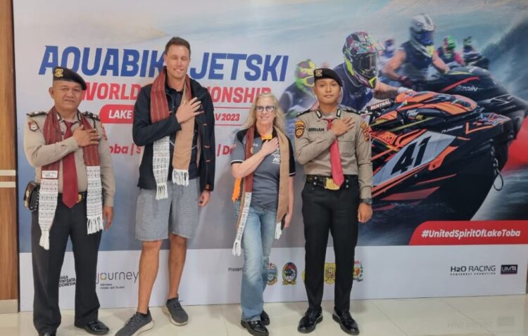 Polda Sumut Turunkan Polisi Pariwisata untuk Pengamanan Aquabike Jetski World Danau Toba Championship
