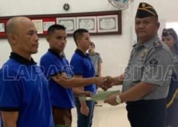 Lapas Kelas IIA Binjai Berikan Remisi Khusus Hari Raya Natal 2023