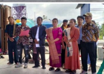 Perayaan Natal Dan Bakti Sosial Tandai Peresmian Usaha Beton PT Binsar Jaya Beton di Kecamatan Silaen Toba