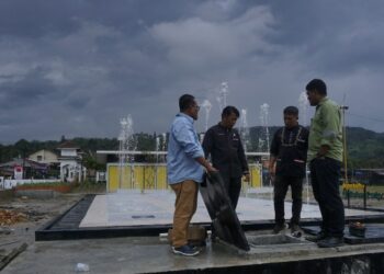 PT TPL Dukung Pembangunan Air Mancur di Pakpak Barat