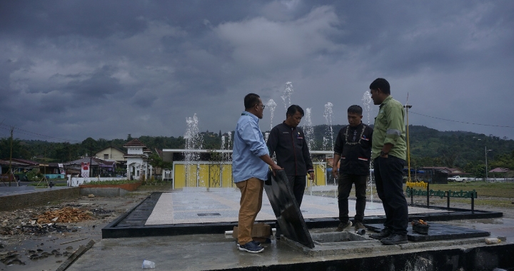 PT TPL Dukung Pembangunan Air Mancur di Pakpak Barat