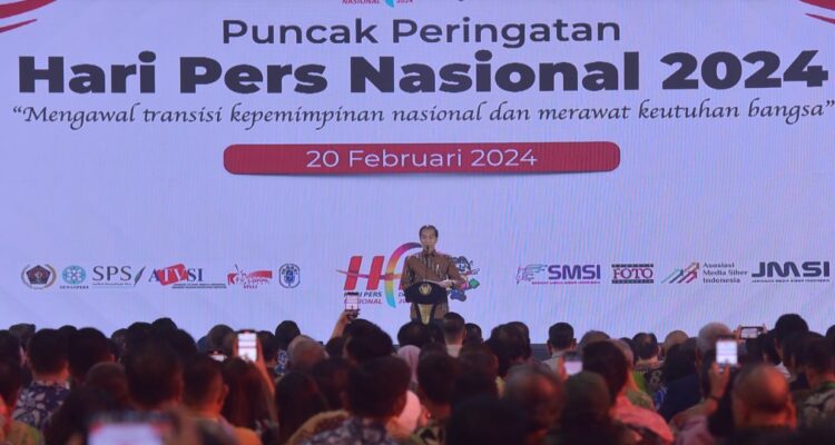 Jokowi Hadiri Puncak Peringatan HPN 2024: Pers Harus Tetap Jadi Pilar Penjaga Demokrasi Dan Berdiri Tegak di Tengah Gempuran Persaingan Global