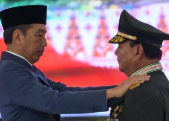 Presiden RI Jokowi Anugrahkan Pangkat Istimewa Bintang Empat Kepada Menhan Prabowo Subianto