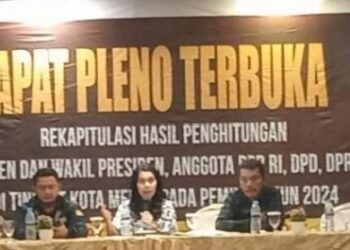 Rapat Pleno KPU Kota Medan Tetapkan 50 Caleg DPRD Medan Periode 2024-2029