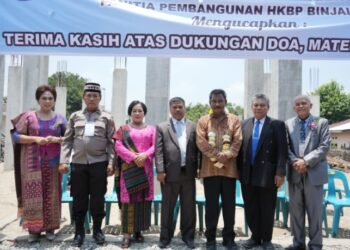 Walik Kota Amir Hamzah Hadiri HUT Ke 25 HKBP Baru Binjai 