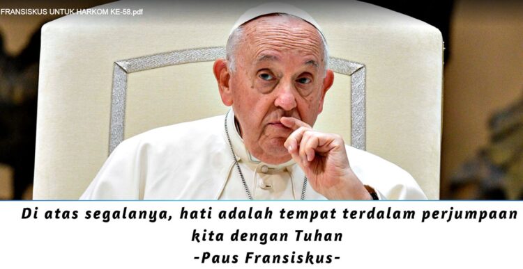 Pemerintah Indonesia dan Tahta Suci Umumkan Kunjungan Kunjungan Paus Fransiskus ke Indonesia 3-6 September 2024