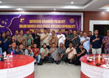 Polda NTT Gelar Buka Puasa Bersama Wartawan