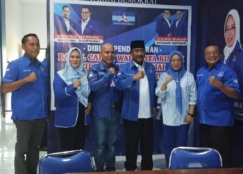 Wali Kota Binjai Amir Hamzah Daftarkan Diri Jadi Balon Wali Kota Pada Pilkada 2024 ke Demokrat Binjai