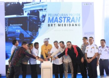 Dukung Optimalisasi Transportasi Publik, Wali Kota Binjai Hadiri Peluncuran BRT Mebidang di Medan