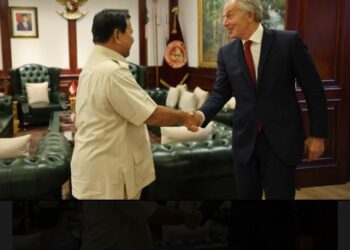 Menhan Prabowo Terima Kunjungan Executive Chairman Tony Blair Institute, Mr. Tony Blair di Jakarta